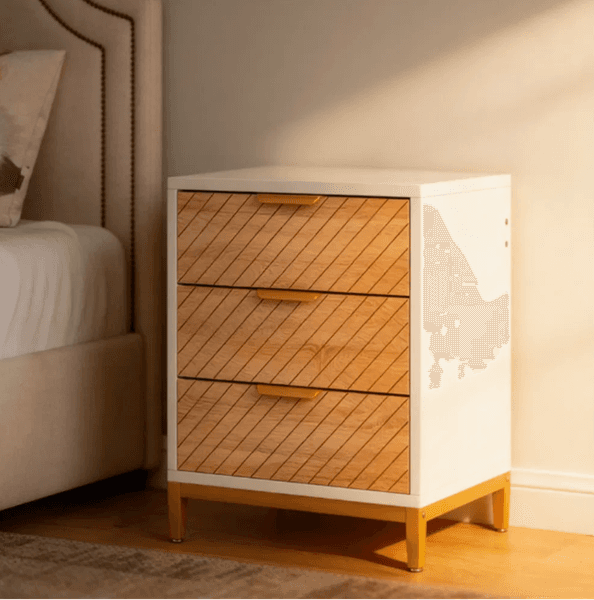 Bedroom bedside table Nightstand coffee table living room cabinet with storage space