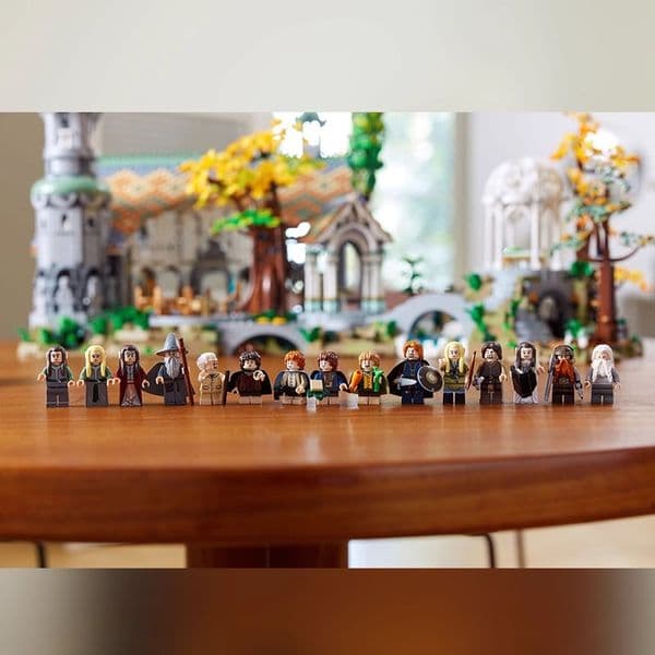 10316 The Lord of the Rings Hobbit Magic Ring Valley Castle Model Building Blocks Toy Free Shipping