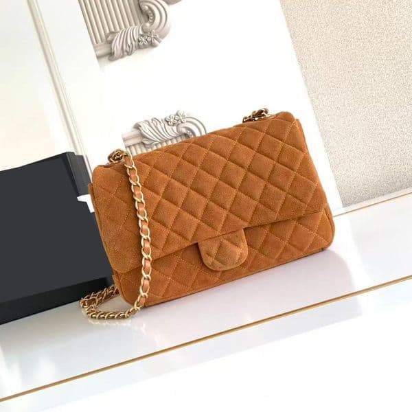 Suede Brown bag AS5991 Crossbody Bag luxury designer black Bag Womens Metal Chain Bag Leather Shoulder Bag Tweed Bag Flap Bag designer bags Handbag 20cm 24cm