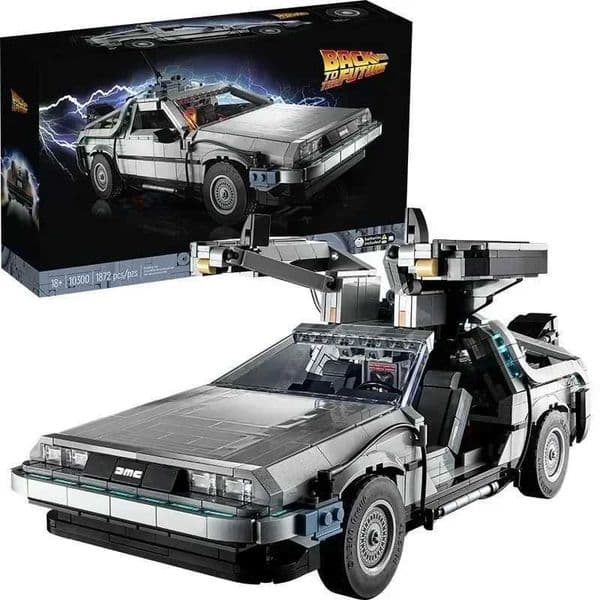 2025 new Blocks: DeLorean Time hine Sports Car Building Blocks Set Christmas Toy 10300 Pieces Designer