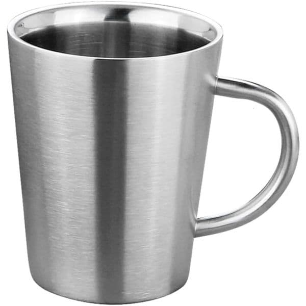 300ml Mug 304 Stainless Steel Double Layer Mug Coffee Cup Creative Water Cup Insulated Beer Cup Stainless Steel Cup Drinkware 260107