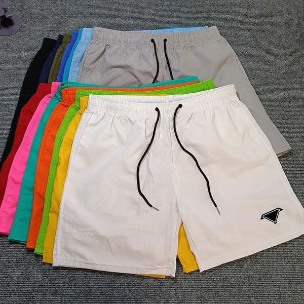Buyers' PicksMens Swim Shorts Waterproof Quick-Dry Triangle Patch Designer Bermudas - Summer Beach Sports Running Swimwear