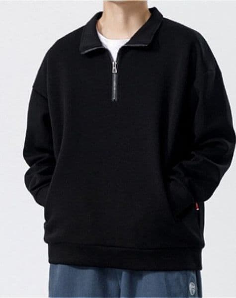 a484 Turtleneck Sweatshirt for Men Autumn Thickened Loose Trendy