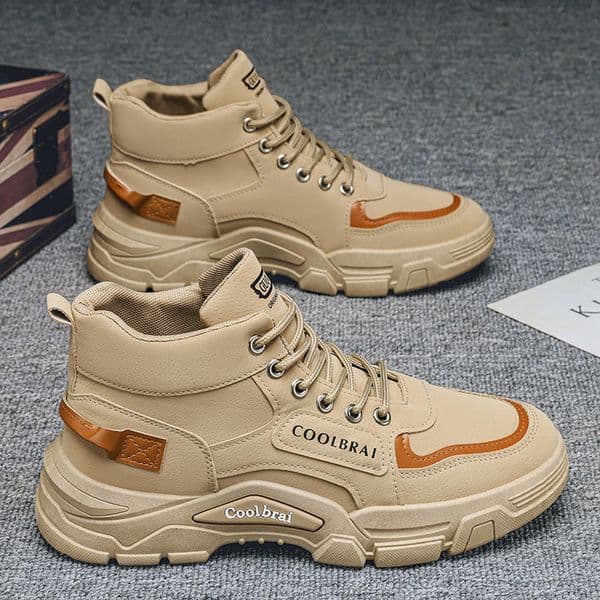 2026 Winter Men's High Top Work Rugged Hiking Safety Martin Non Slip Durable Outdoor Ankle Boots