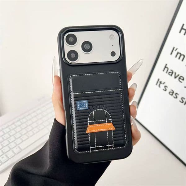 Luxury Designer Phone Cases For iPhone 17 Pro Max 16promax 15promax 15 14 13 Protect Case Fashion Card Holder Pocket Cover iPhone 17 Luxury Full coverage Mobile Shell