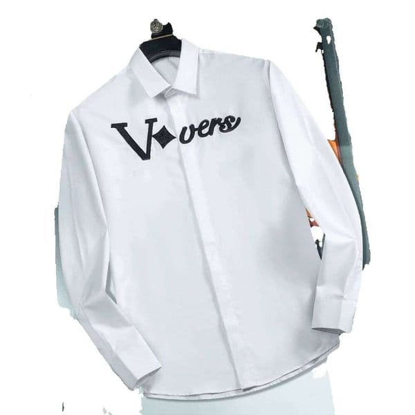 a Designer 25SS Designer Men's tie dress Button Up Dress Shirt Formal Business Longsleeved Autumn Slimming Mens Shirts Breathable Long Sleeve Fashion Casual shirt