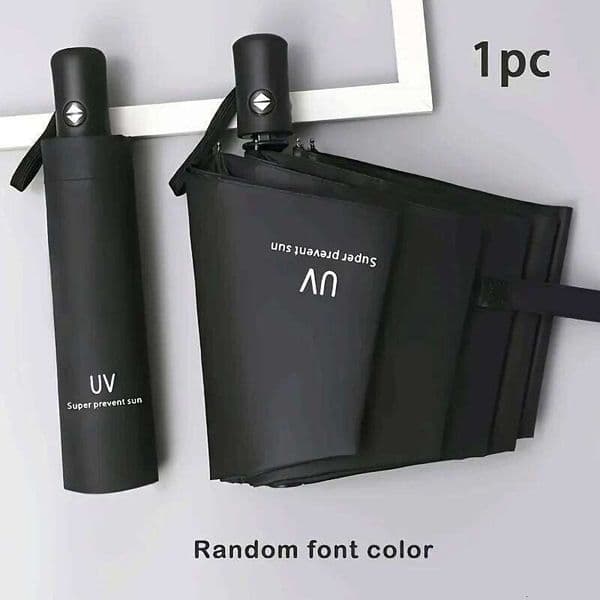 8 Ribs Rain Sun Windproof Multi-Color Travel Automatic Open And Close Portable Folding Anti UV Umbrella 26Y0112