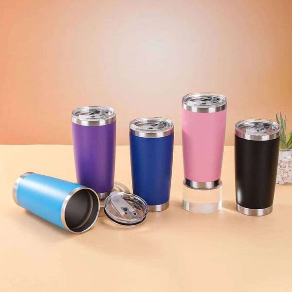 20 oz Thermal Keep Cold and Hot Bottle for Water Tea Coffee Vacuum Flasks Stainless Steel Thermos Bot 26Y0112