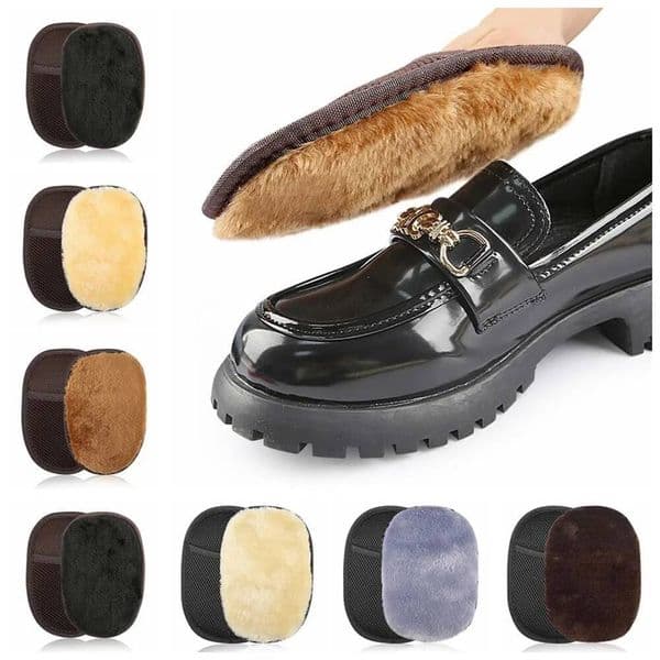Bestseller Shoes Cleaning Tool Polished Gloves Labor-saving Imitation Lamb Plush Shoe Care Brush Wipe Mesh Fabric ddmytues