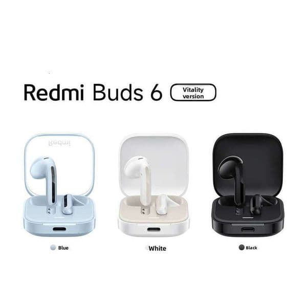 XIAOMI Redmibuds6 Vitality Edition Semi-In-Earbrand Battery Life Men's And Women's Sports Earbuds Wireless Bluetooth Headset Call Noise Reduction