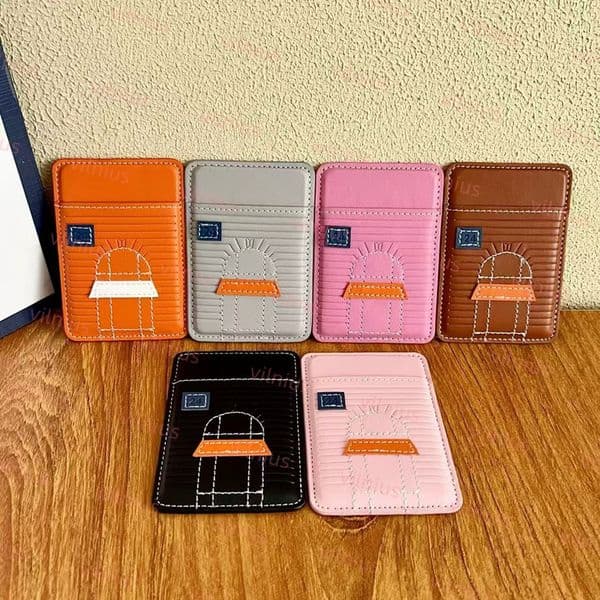 Classic Small House For Magnetic Luxury Leather Card Holder Wallet Case For Iphone 17 16 15 14 Pro Max 13 12 Designer Phone Bag Cover Cell Phone Accessories Z260527