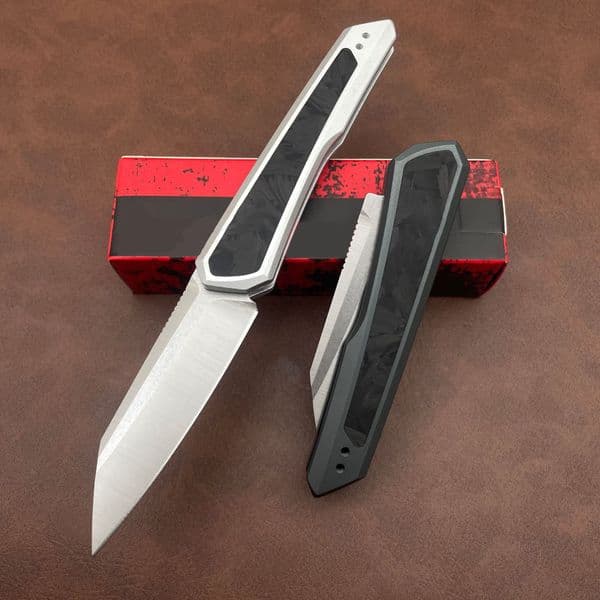 2Models pocket knife 7050 Launch 20 tactical knife Folding Knife 3 knives CPM-MagnaCut Two-Tone Blade, Anodized Aluminum Handles