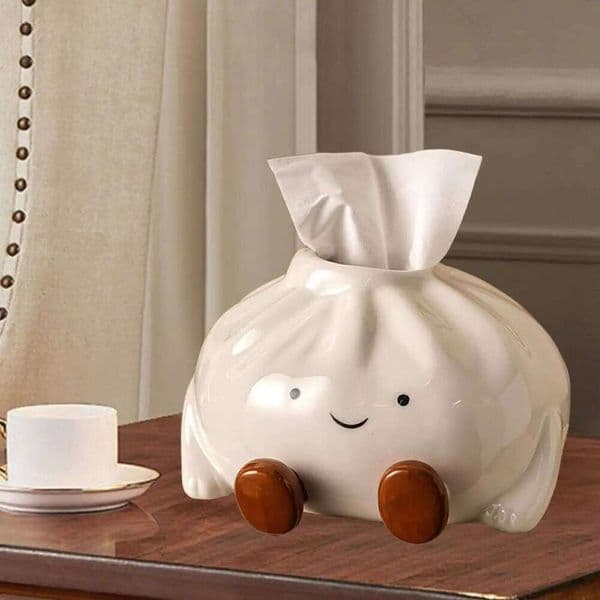 Napkin Storage Holder Ceramic Tissue Box for Office Car Bedroom 26Y0112
