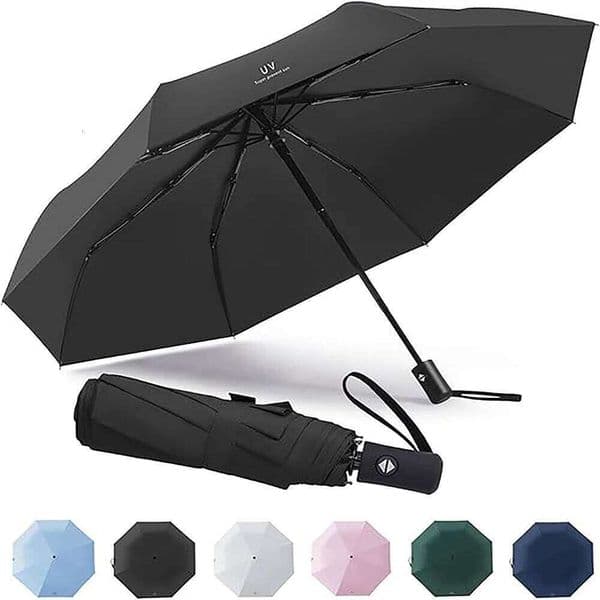 Automatic Folding Advanced Rain Sun Umbrella Sunscreen and UV Protection.zwq 26Y0112