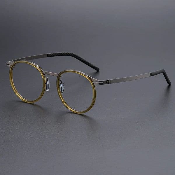 Denmark Acetate Optical Glasses Frames Men Women Ultralight Round Computer Eyeglass frames Eyewear 260104BJ