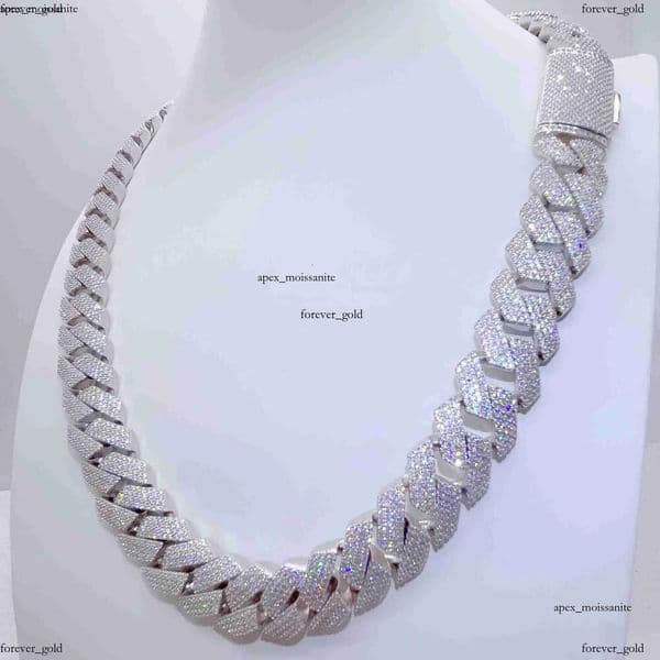 necklaces designer jewelry necklace cuban link Horizon Iced Out Pass Diamond Tester vvs Moissanite Jewelry Necklace chains for men IGI moissanite chain gift