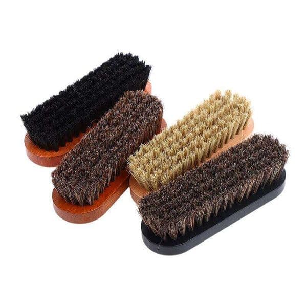 Polishing Horse Hair Wood Leather Care And Cleaning Shoe Brush 26Y0112