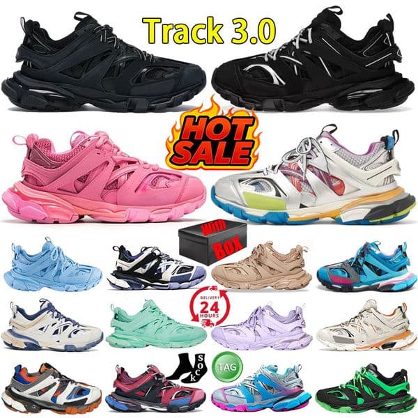 Designer Shoes 3 3.0 Womens Mens Track Shoes Transmit Sense Sneakers Black White Pink Green Colorful Burgundy Trainers Big Size Luxury Shoe With box