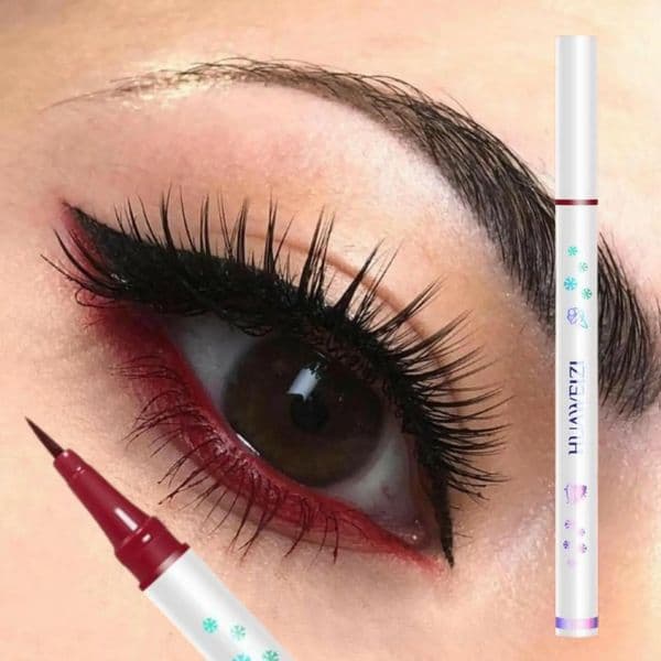 Red Matte Eyeliner Pencil Long Lasting Eye Makeup Liquid Eyeliner Waterproof Eyeliner Pen Eye Cosmetics Makeup Tools 260104