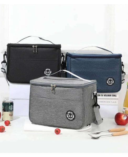 Amazon cube folding ice thickened thermal insulation picnic bento portable work with meal lunch fresh-keeping bag