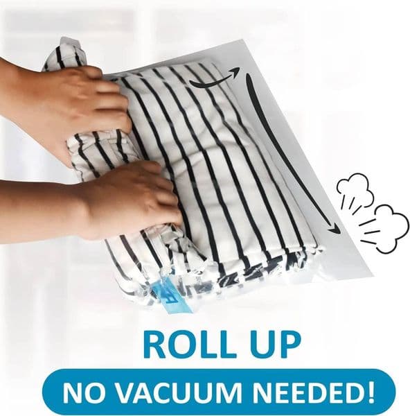 Bestseller Hand Roll Compression Travel Accessories Space Saver Zipper Vacuum Storage Bags for Cothes Home Packing Organizer ddmytues