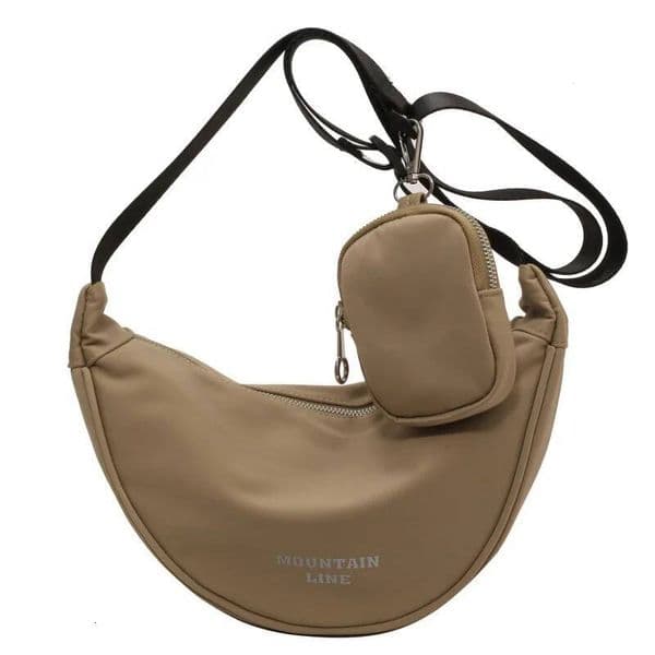 Bestseller Women's dumpling bag, simple, stylish, lightweight, suitable for commuting, solid color crossbody bag ddmybear