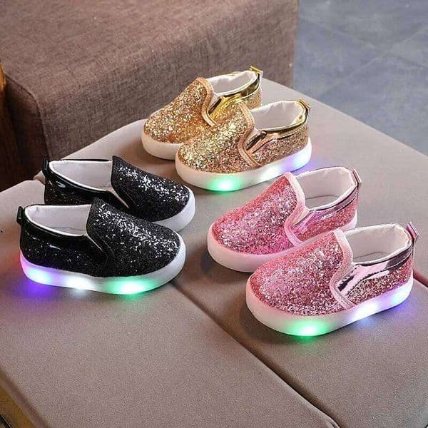 Casual Sneaker Kids for Girl LED Light Sports toddler Luminous Cozy Young Children Boy Shoes Tennis X260112