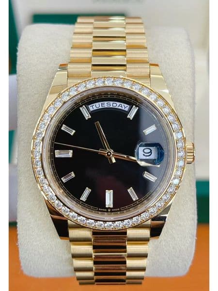 Luxury Gold Diamond men Watch Mechanical Automatic 3235 Movement men Watches Stainless Steel Elegant men Wristwatch