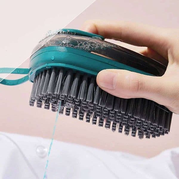 1pc household multifunctional liquid added brush, laundry and shoe cleaning brush color random 26Y0112