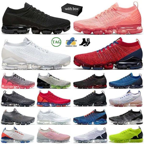 Designer Fly 2.0 3.0 Running shoes Triple Black White Pure Platinum Be True Oreo iron USA Astronomy Blue Red Particle Grey EVO Barely Rose Mens WomenS Trainers Sneakers