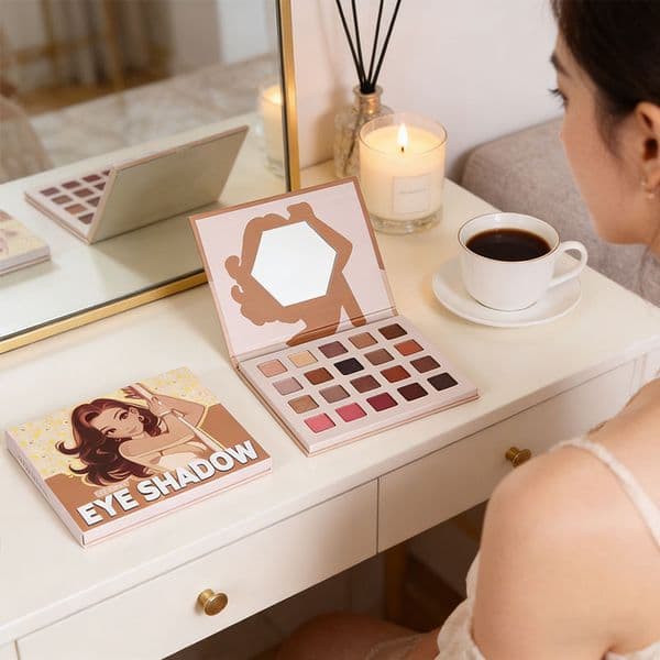 Eco-Friendly & Non-Toxic Multicolor Eyeshadow Kit Smooth Application, All-Day Hold