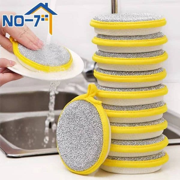 Bestseller Dishwashing Reusable Washable Sponges Double Side Magic Sponge To Wash Dishes Useful Things for Kitchen Clean Tools ddmytues