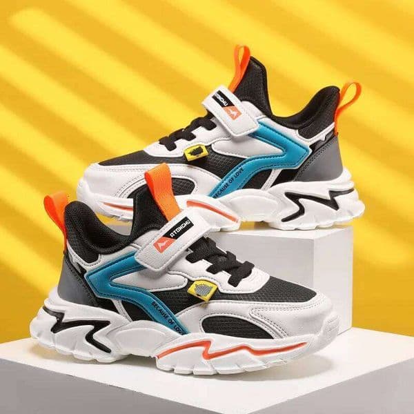 New children's sports student soft sole mesh casual for older children lightweight running shoes 26L0506