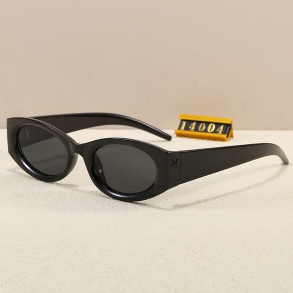Designer Women Outdoor Shades Luxury Fashion Oval Frame Sunglasses Womens Classics Metal Letters Mix Color Optional Sun glasses With Box Online sale 12A