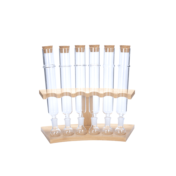 Detachable Wood Cigar Humidor flavor infuser tube display stand