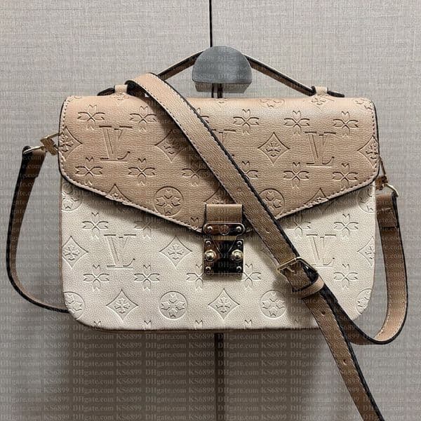 Luxurys designer crossbody bag metis Women handbag messenger bags Embossed Flower pochette leather hobo bag diane Tote Messenger bags