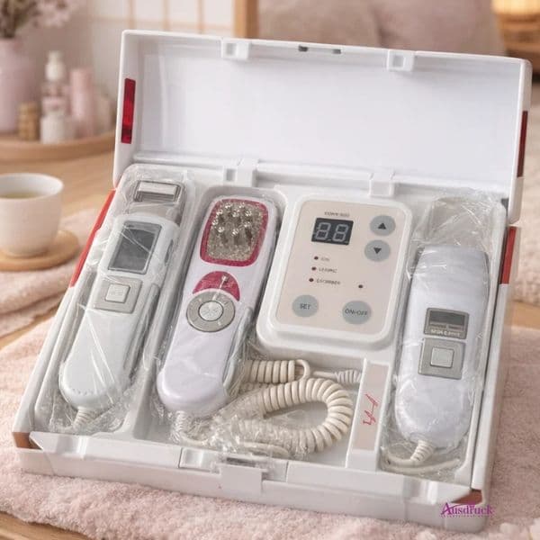 F3 Multifunction Skin Care Beauty Device with LED Ion Scrubber Microcurrent Face Lift Tools for Home Salon Use Deep Cleansing and Rejuvenation