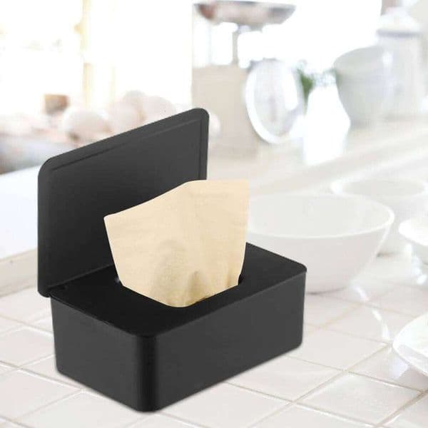 Wet Dustproof Wipes Dispenser Portable Tissue Storage Box with Lid For Car Home Office Desktop Organizer Hot Sale 26Y0112