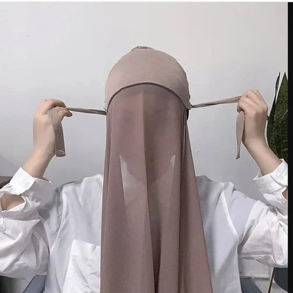 Muslim Instant Hijab Women Bonnet with Chiffon Shawl Head Scarf Cap Inner Headband Stretch Cover Headwrap Turbante 260112BJ