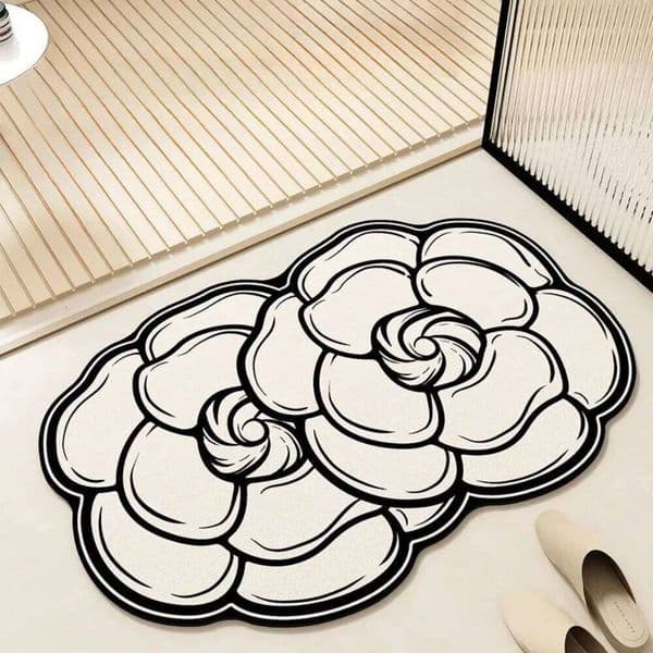 Luxury Home Decor Bath Absorbent Anti Slip Carpet Fast Drying Soft Floor Mat for Bedroom Living Room Kitchen Domestic Use Indoor Outdoor