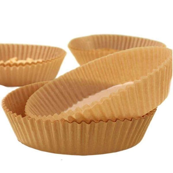 50pcs Disposable Air Fryer Mat Circular Baking Silicone Paper Household Kitchen Barbecue Oil Absorption Microwave Oven TMZ 26Y0113