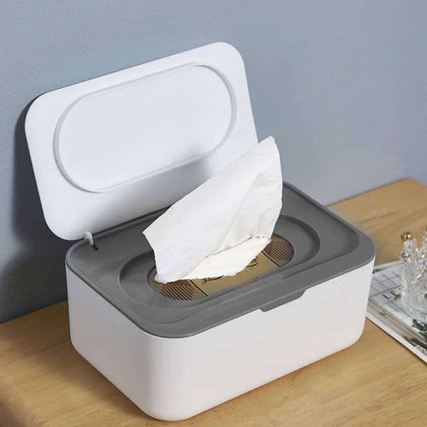 Wet Paper Dispenser Portable with Lid Tissue Storage Box Holder Dustproof Baby Car Organizer Napkin Hot 26W0113