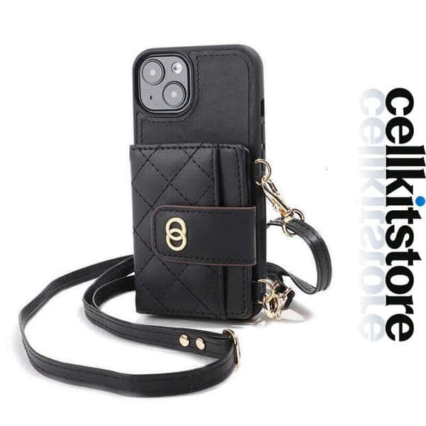 iPhone case Phone case for iPhone iPhone 14 Wallet Stand Card Holder Lanyard 13 Neck Strap Pro Max Apple Phone Case Multi-Function