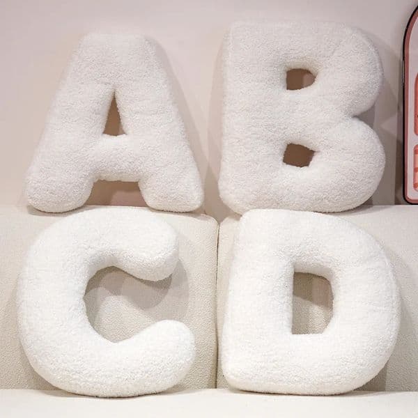 Cozy English Letters Pillow Sofa Cushion Living Room Decor 26 Letter Stuffed Doll Toy Kids Pillow Teaching Words Game Kid Toy260109BJ