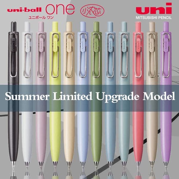 UNI Uni-ball One Small Thick Core Gel Pen UMN-SF Summer Limited Low Center of Gravity 05038mm Black Signature Pen Stationery 260112BJ