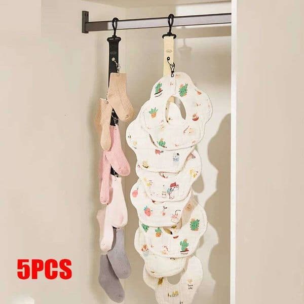 8-Clips Wall Hat Drying Wardrobe Hanger Baseball Duck Tongue Cap Holder Dolls Toys Hanging Organizer Rack 26Y0113