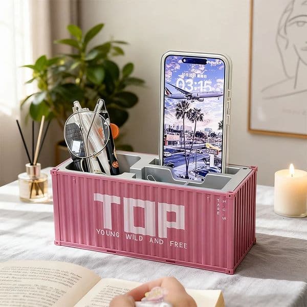 Creative Container Storage Box Mini Simulation Model Office Desk Home Decoration Ornaments Gift 260113