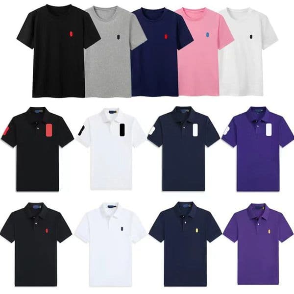 Designer Men's polo t shirt classic shirt Men's Women's fashion casual short sleeve cotton polos shirt summer business shirts round neck unisex T-shirt Men's top S-XXL