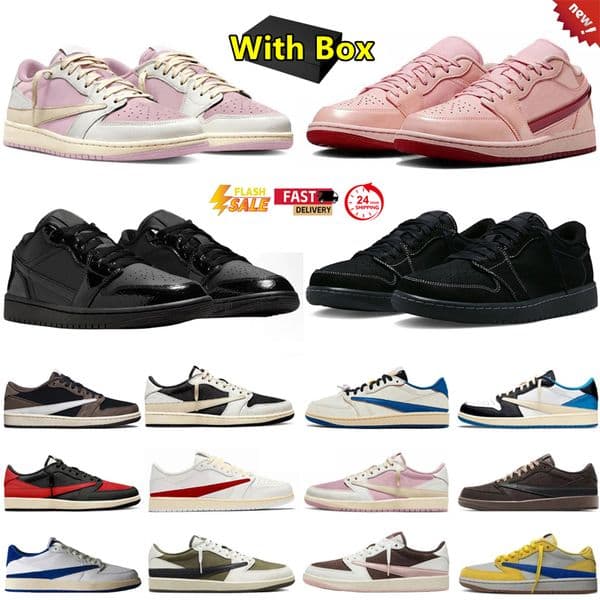 2026 with box mens basketball shoes Cactus Jack x Olive Altitude Gym Red Paint Drip Bred Toe Valentines Day Royal men women trainers sports sneakers flat sport shoe GAI