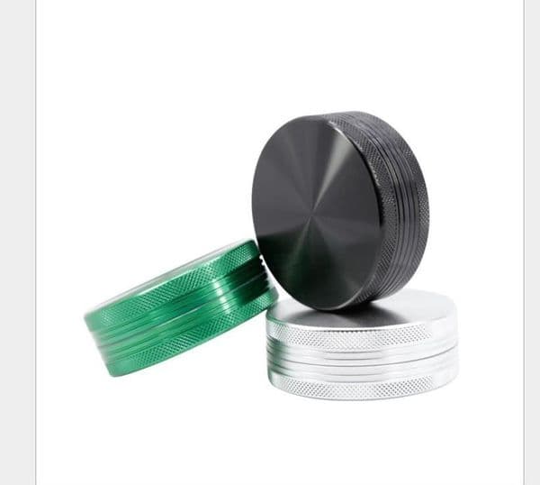 63MM aluminum alloy 2 level metal smoke grinder